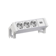 Bachmann - Multi-Tischsteckdose Steckdosenleiste 937.406 DESK2 ALU WHITE