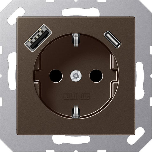Jung - Steckdose SCHUKO Steckdose A 1520-15 CA MO mit USB Typ AC