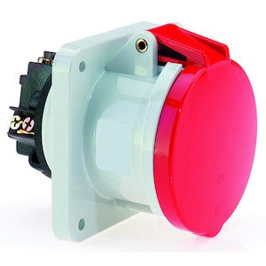 Bals Elektrotech - CEE-Anbausteckdose (IEC 60309) Anbausteckdose gerade 63A 1308 3p 400V 9h IP44