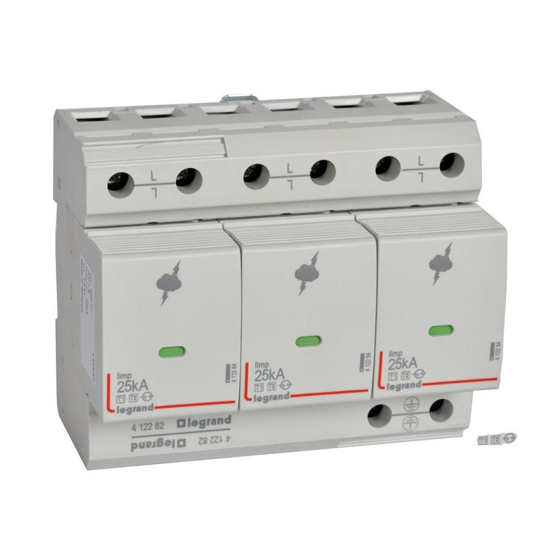 Legrand - Überspannungsableiter für Energietechnik/Stromversorgung Kombiableiter Legrand 412282 Typ 1+2, 3+0