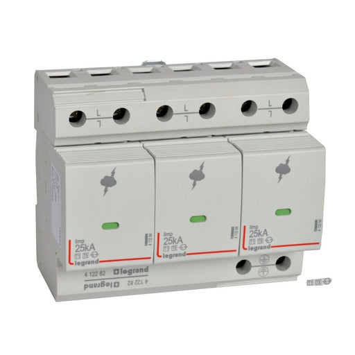 Legrand - Überspannungsableiter für Energietechnik/Stromversorgung Kombiableiter Legrand 412282 Typ 1+2, 3+0