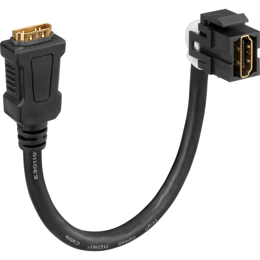 Rutenbeck - Einsatz/Abdeckung für Kommunikationstechnik Kommunikationsadapter KMK-HDMI KP sw Keystone − 1 Stück by Rutenbeck
