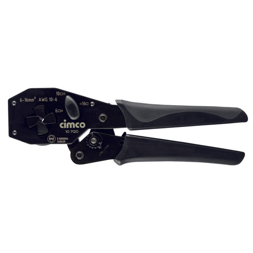 Cimco Werkzeuge - Presswerkzeug Kabelschuhe/Verbinder, Aderendhülsen, Schirmanschluss Crimpzange 107120 POWER-CRIMP comfort