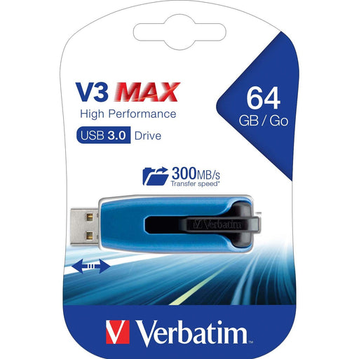 Verbatim - Speichermedium digital USB-Stick 64GB 3.0 49807 (R)300MB/s,(W)70MB/s − 10 Stück