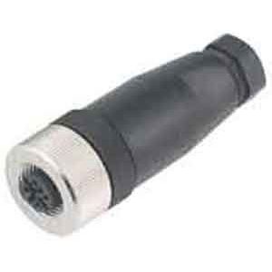 Binder - Rundsteckverbinder, feldkonfektionierbar (Industriesteckverbinder) Kabeldose 99 0430 12 04 4-polig,Serie 713