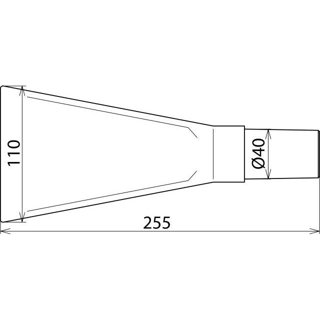 DEHN - Zubehör/Ersatzteile für Sicherheitsgeräte Flachdüse FD 110 MS B 110/L 260 mm