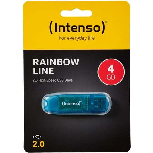 Intenso - Speichermedium digital USB 2.0 Stick 4GB 3502450 Rainbow Line