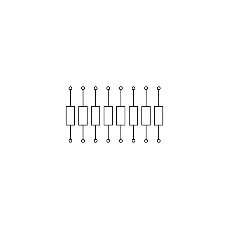 WAGO - Bauelement-Reihenklemme Bauteilmodul m. Widerstand 289-114 Widerstand 2K7