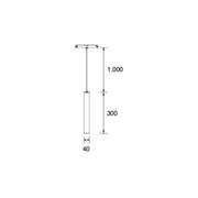 Brumberg Leuchten - Downlight/Strahler/Flutlicht LED 48V Pendel-Leuchte 43140083 dimmbar