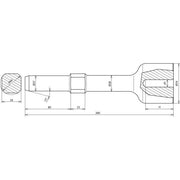DEHN - Einschlaghilfe für Stab-/Tiefenerder Hammereinsatz HE TE 25 R27 #625009 LVH WN STBLANK