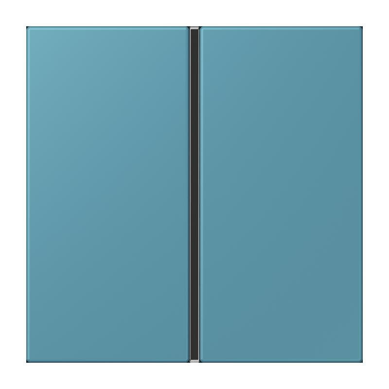 Jung - Abdeckung/Bedienelement für Installationsschalterprogramme Tastensatz 1fach LC 401 TSA 212 ceruleen vif