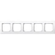 Merten - Abdeckrahmen M-PLAN-Rahmen 5f. pws/gl 515519