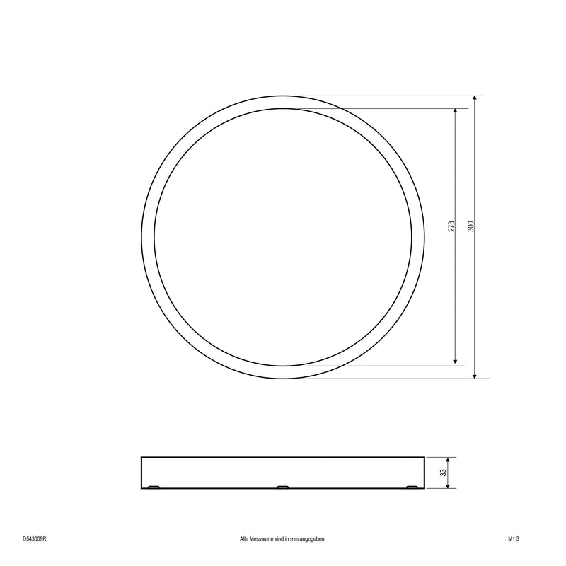 EVN Lichttechnik - Mechanisches Zubehör/Ersatzteile für Leuchten Gehäusering D543009R