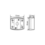 ESYLUX - Zubehör/Ersatzteile für Bewegungsmelder MD-Ecksockel sw MD EDGE MOUNTING BK f. BWM der MD Ser