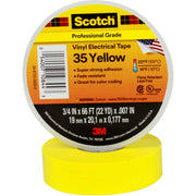 3M - Klebeband PVC Elektro-Isolierband Scotch 35-19x20 gelb 19mm x 20 m
