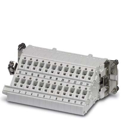 Phoenix Contact - Kontakteinsatz für Rechtecksteckverbinder Klemmenadapter HC-B 24-A-DT-PER-F Serie B24, 24-polig − 5 Stück