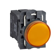 Schneider Electric - Leuchtmelder, Komplettgerät Leuchtmelder, orange XB5AV45 m. BA9s-Glühl