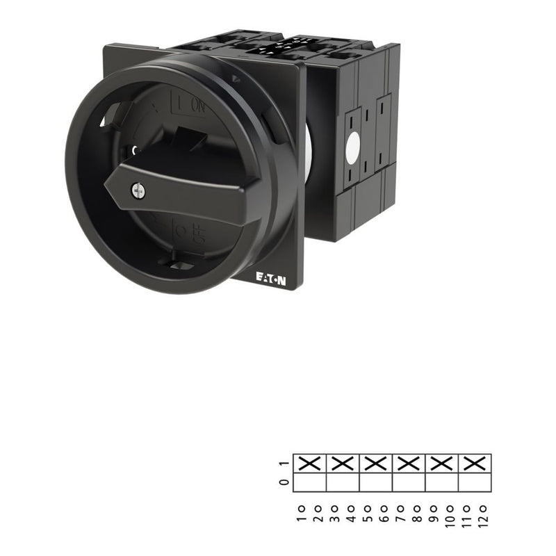 Eaton - Lasttrennschalter Hauptschalter/Not-Aus T3-3-8342/EA/SVB-SW 6pol