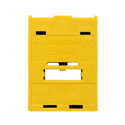Weidmüller - Zubehör/Ersatzteile für Klemmen Zugbügel ZB 4G GN/GE − 50 Stück