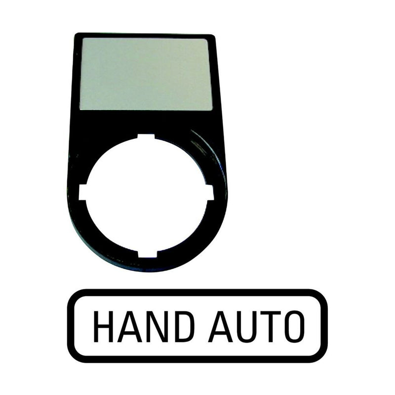 Eaton - Schildträger für Befehlsgeräte Tastenzusatzschildträger M22S-ST-D11 Hand AUTO