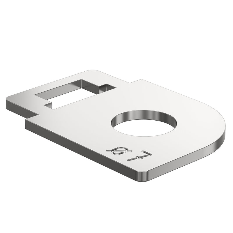 Kaiser - Zubehör/Ersatzteile für LWL-Technik Kipplasche 4265002 Mikrorohre 7mm