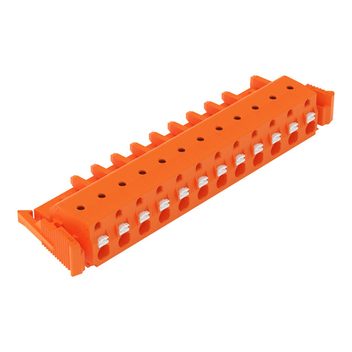 WAGO - Kabelsteckverbinder für Leiterplattensteckverbinder 1-Leiter-Federleiste 2231-712/037-000 Push-inCAGECLAMP,or − 10 Stück