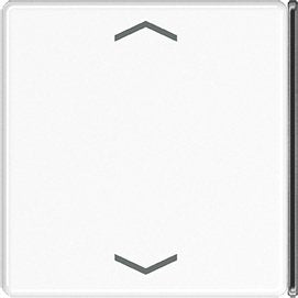 Jung - Abdeckung/Bedienelement für Installationsschalterprogramme Taste 4-fach aws A 404 TSAP WW 23 mit Symbolen − 1 Stück