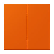 Jung - Sender/Fernbedienung für Installationsschalterprogramme Hue Funk-Wandsender Set FOH LC 995 260 orange vif (4320S)
