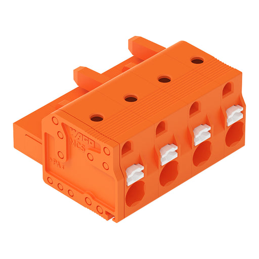 WAGO - Kabelsteckverbinder für Leiterplattensteckverbinder 1-Leiter-Federleiste 2231-704/026-000 Push-inCAGECLAMP,or − 50 Stück