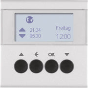Berker - Jalousiesteuerung Jalousie-Schaltuhr 85741183 alu matt