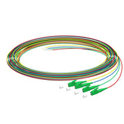 Kaiser - LWL-Pigtail Pigtail LC/APC, SX, G.657. 4262002 4St(rt, grü, bl, gb)