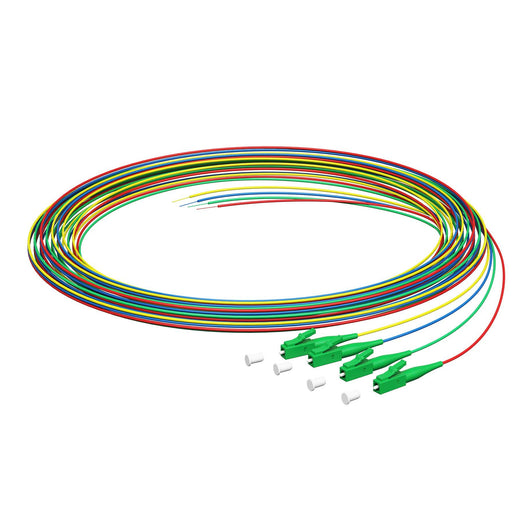 Kaiser - LWL-Pigtail Pigtail LC/APC, SX, G.657. 4262002 4St(rt, grü, bl, gb)