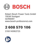 Bosch - Spannzange Spannzange, 2608570106 3/8-Zoll, 24 mm