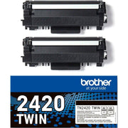 Brother - Verbrauchsmaterial für Telefax/Drucker/MFC Toner TN-2420TWIN TWIN Pack 2xTN-2420