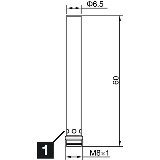 Di-soric - Induktiver Näherungsschalter Induktiver Näherungssensor INSM-6D5-B02PS-T3 2mm, bündig