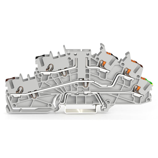 WAGO - Installations-Etagenklemme Installationsetagenklemme 2203-6543 2,5 mm² Hybrid − 50 Stück
