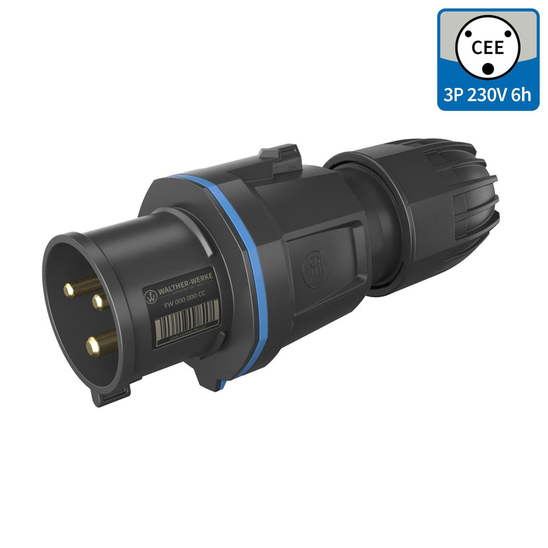 Walther Werke - CEE-Stecker (IEC 60309) CEE NEO Stecker Classic FW231306CC 32A 3P 6h IP54