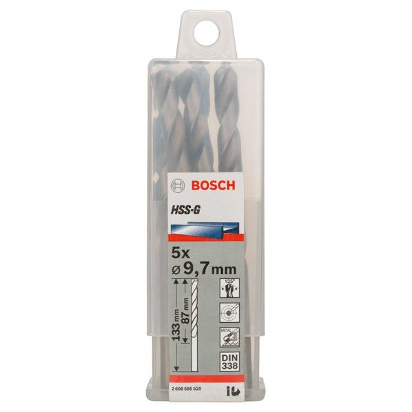 Bosch - Bohrer PRO Metal HSS-G 2608585520 Spiralbohrer 9,7 x