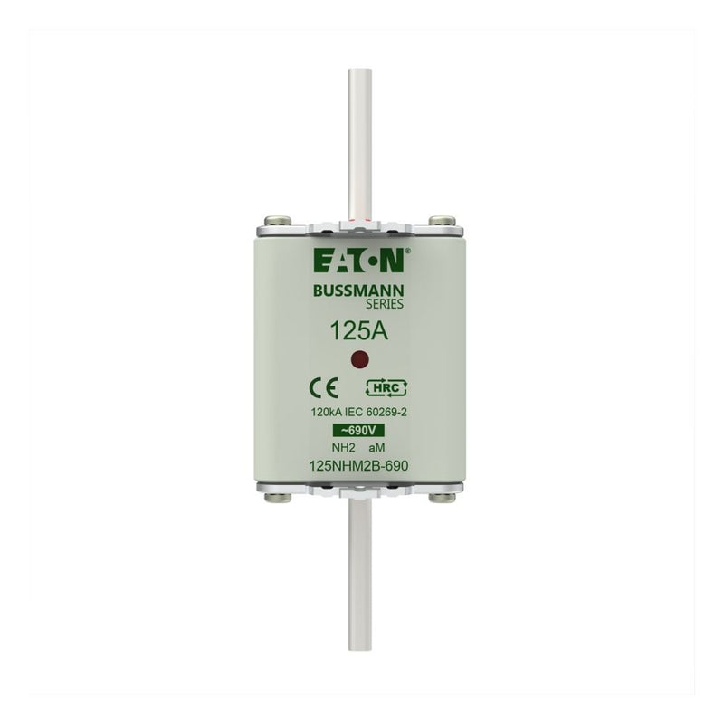 Eaton - Messersicherung Sicherungseinsatz Nieders. 125AMP6#125NHM2B-690 125A AC 690V 120kA − 3 Stück