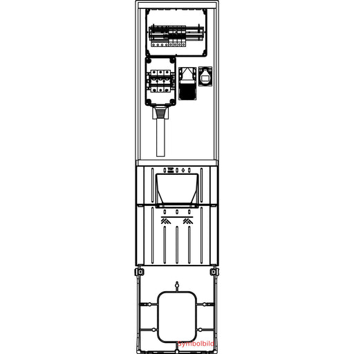 Elsta Mosdorfer - Installationskleinverteiler MV Säule 306 D025 0/0/1/2 MV70P306.25D.N0012 TN