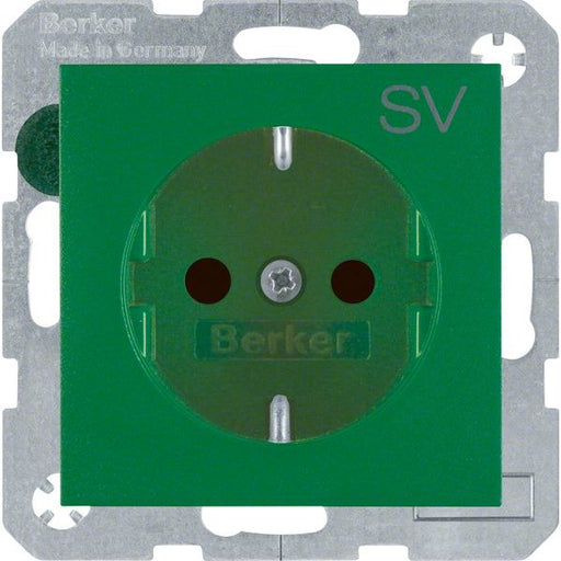Berker - Steckdose SCHUKO-Steckdose 47231903 grün matt