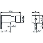 Telegärtner - Koax-Steckverbinder Kabelwinkelanschluß LPT AU 100021310 RG178B/U, RG196A/U − 5 Stück