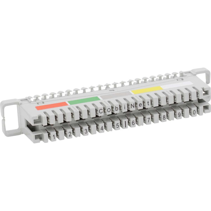 CobiNet - Fernmeldeleiste LSA-Anschlussleiste 112682 2/10 zu 10 DA