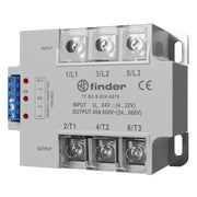 Finder - Halbleiterrelais Relais mit 3 SSR-Kontakten 77.B3.9.024.8671 40 A/24 bis 660 V AC
