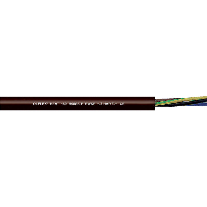 Lapp Kabel&Leitung - Energiekabel < 1 kV, für ortsveränderlichen Einsatz ÖLFLEX HEAT 180 H05SS-F 00469153 EWKF 5G2,5