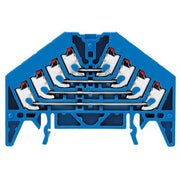 Weidmüller - Durchgangs-Reihenklemme Rangierverteilerklemme PRV 4 BL 35X7.5 RT Push-IN P-Reihe − 20 Stück