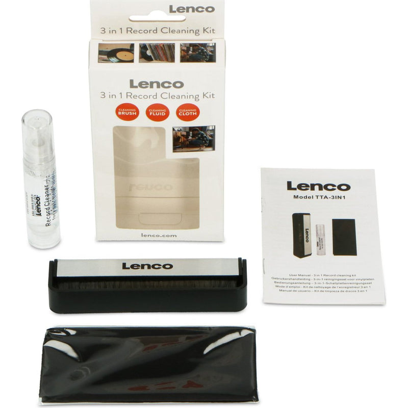 LENCO - Zubehör/Ersatzteile für Unterhaltungselektronik Cleaning-Kit f.Schallplatt TTA-3IN1 en