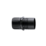 HellermannTyton - Kunststoff-Wellschlauch-Verschraubung Kunststoffverschraubung HG16-R21-PA66-BK (5) schwarz Reduzierung − 5 Stück