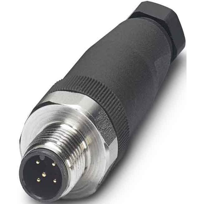Phoenix Contact - Rundsteckverbinder, feldkonfektionierbar (Industriesteckverbinder) Sensor-/Aktor-Stecker SACC-M12MS- #1553187 − 1 Stück