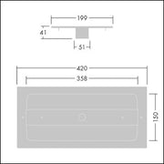 Thorn - Mechanisches Zubehör/Ersatzteile für Leuchten Rahmen Voyager Solid Voyager So #96629770 L FSR WH